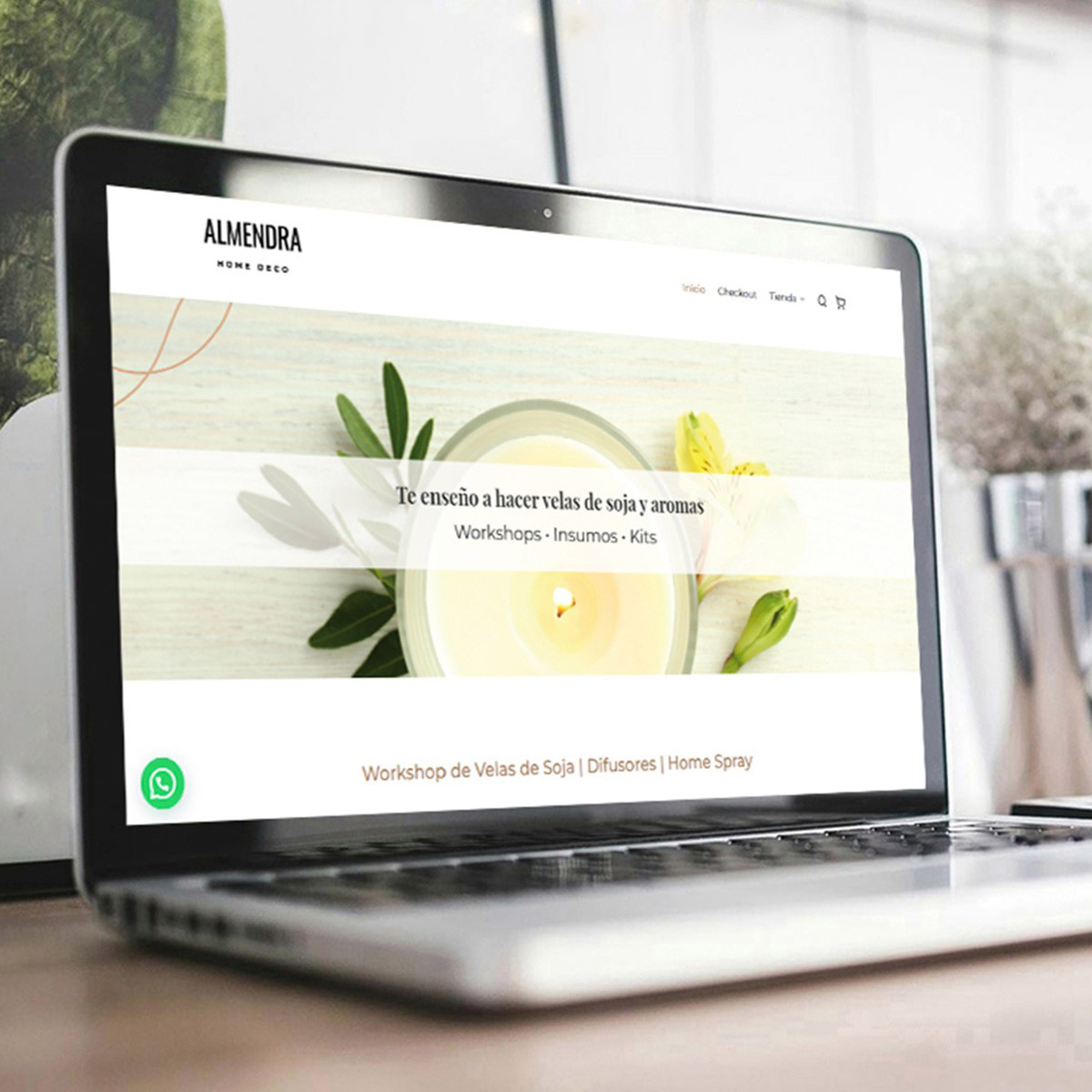 Estudio de Diseño Web - Almendra Home Deco Sitio Web