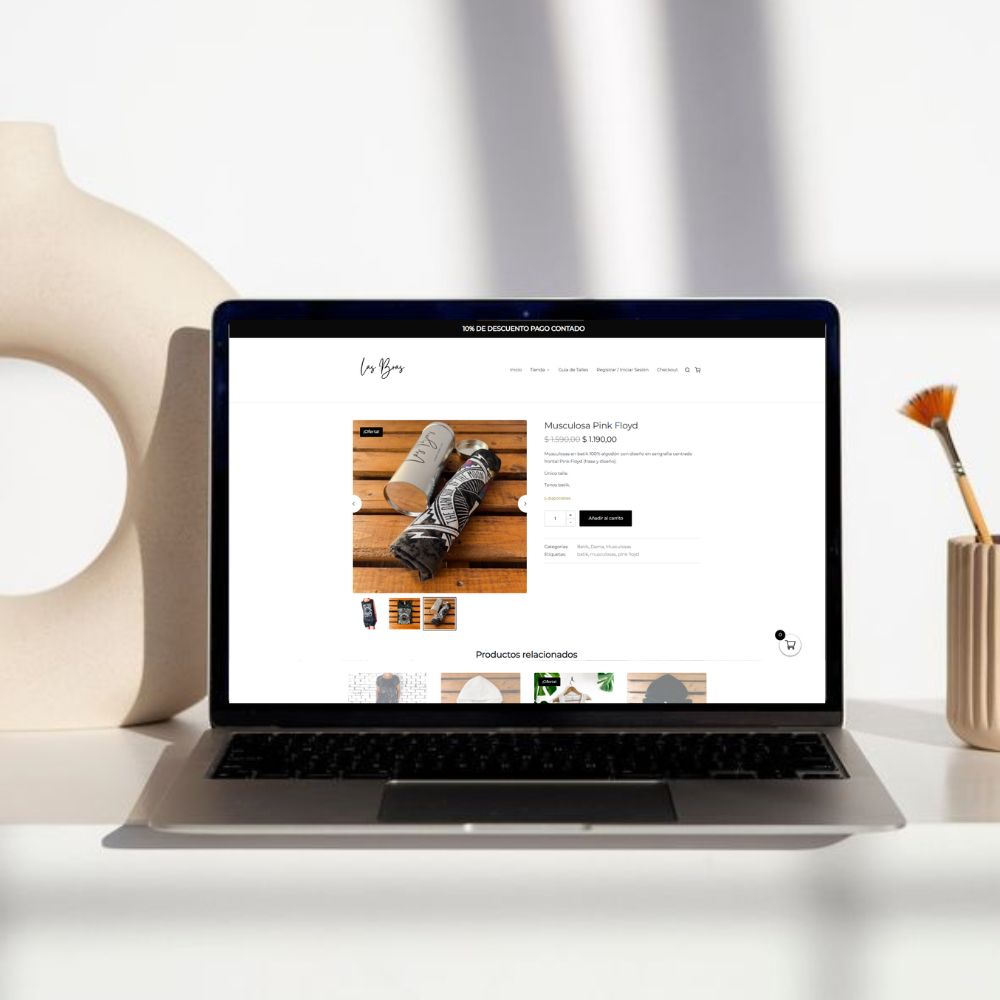 Estudio de Diseño Web - Las Bras Sitio Web.