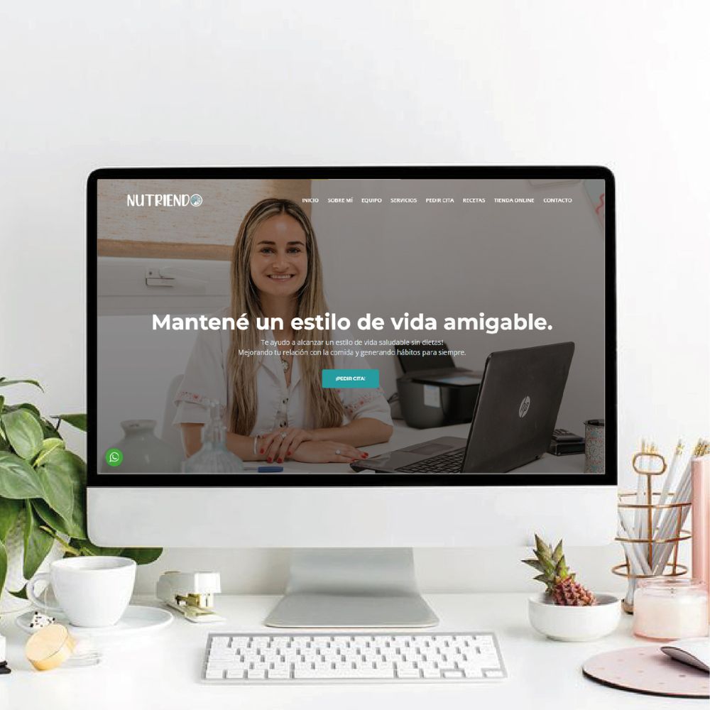 Estudio de Diseño Web - Nutriendo Sitio Web