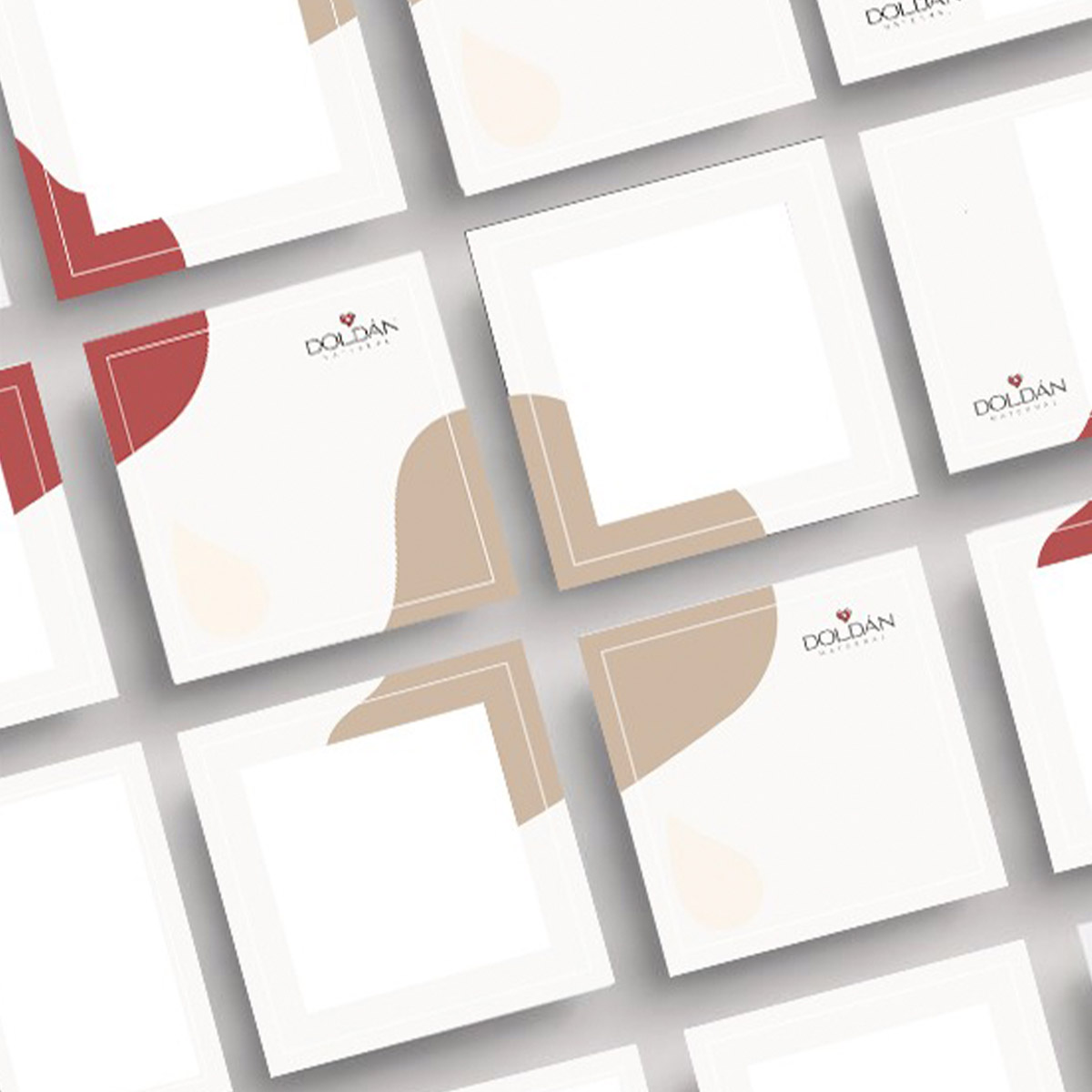 Trabajo gráfico para Doldan Maternal, estudio de diseño gráfico